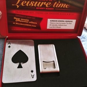 Bottle opener and money clip